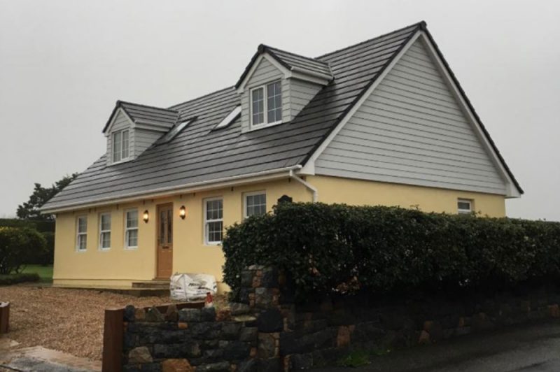 Exterior of a dormer loft conversion on a bungalow.