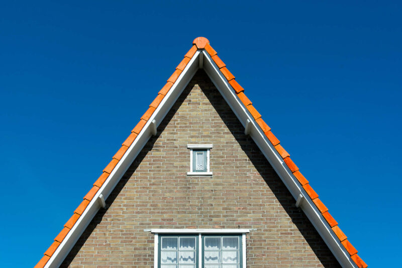 Exterior of a finished hip-to-gable loft conversion.